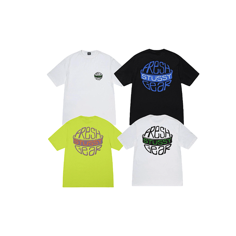 Stussy Fresh Network Globe T-Shirt