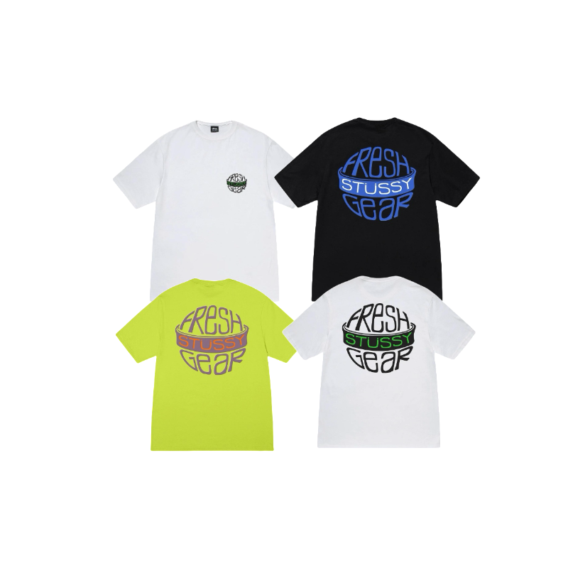 Stussy Fresh Network Globe T-Shirt
