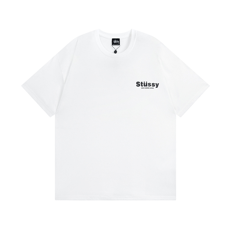 Stussy Geometric Blue Mosaic T-Shirt