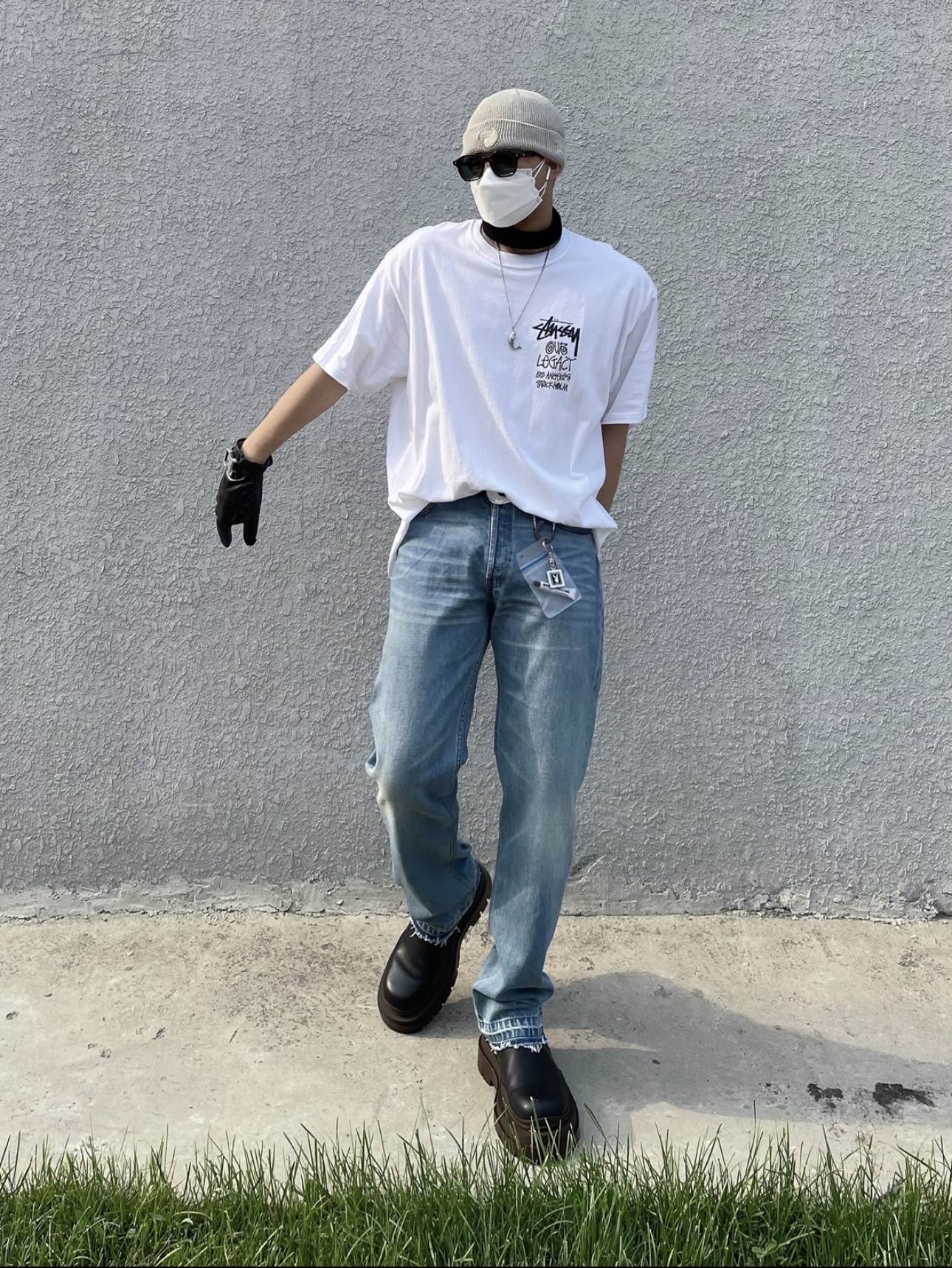 Stussy Globe Seal Logo T-Shirt