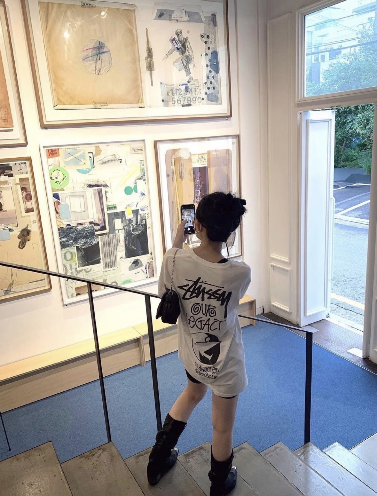 Stussy Globe Seal Logo T-Shirt