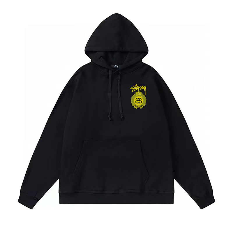 Stussy Golden Double S Wreath Pullover Hoodie