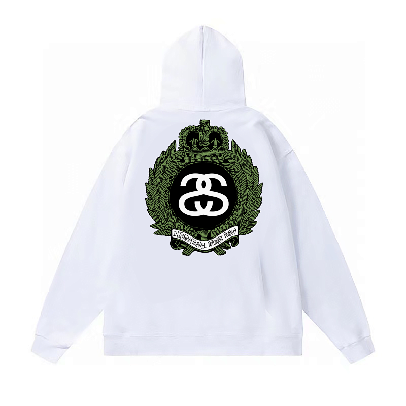 Stussy Golden Double S Wreath Pullover Hoodie
