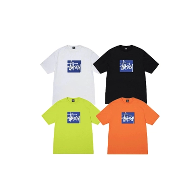 Stussy Gradient Box Logo T-Shirt 01