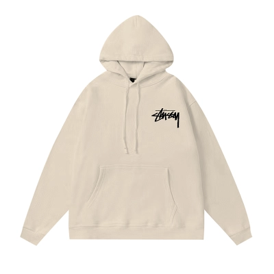 Stussy Grayscale Head Portrait Pullover Hoodie 02