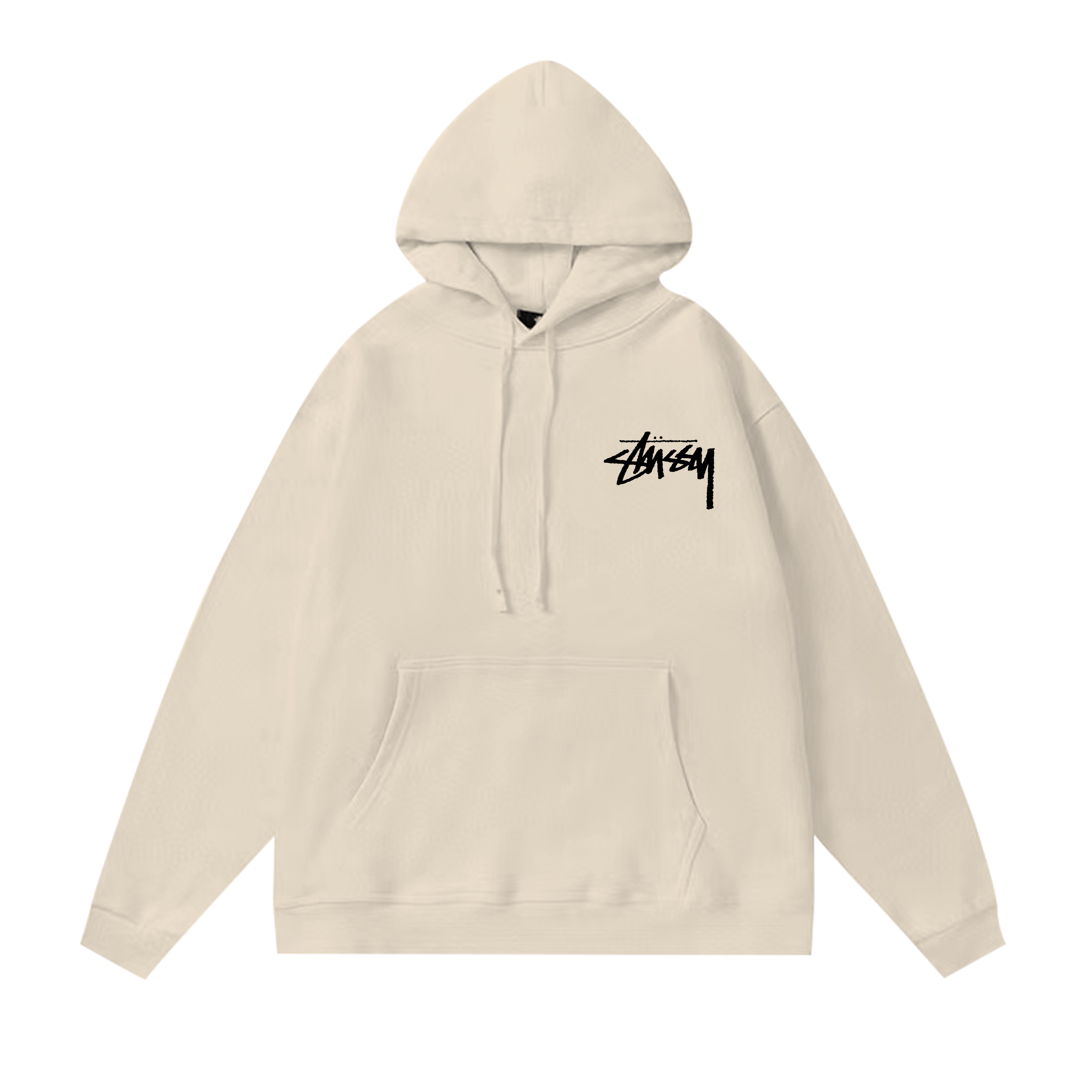 Stussy Grayscale Head Portrait Pullover Hoodie