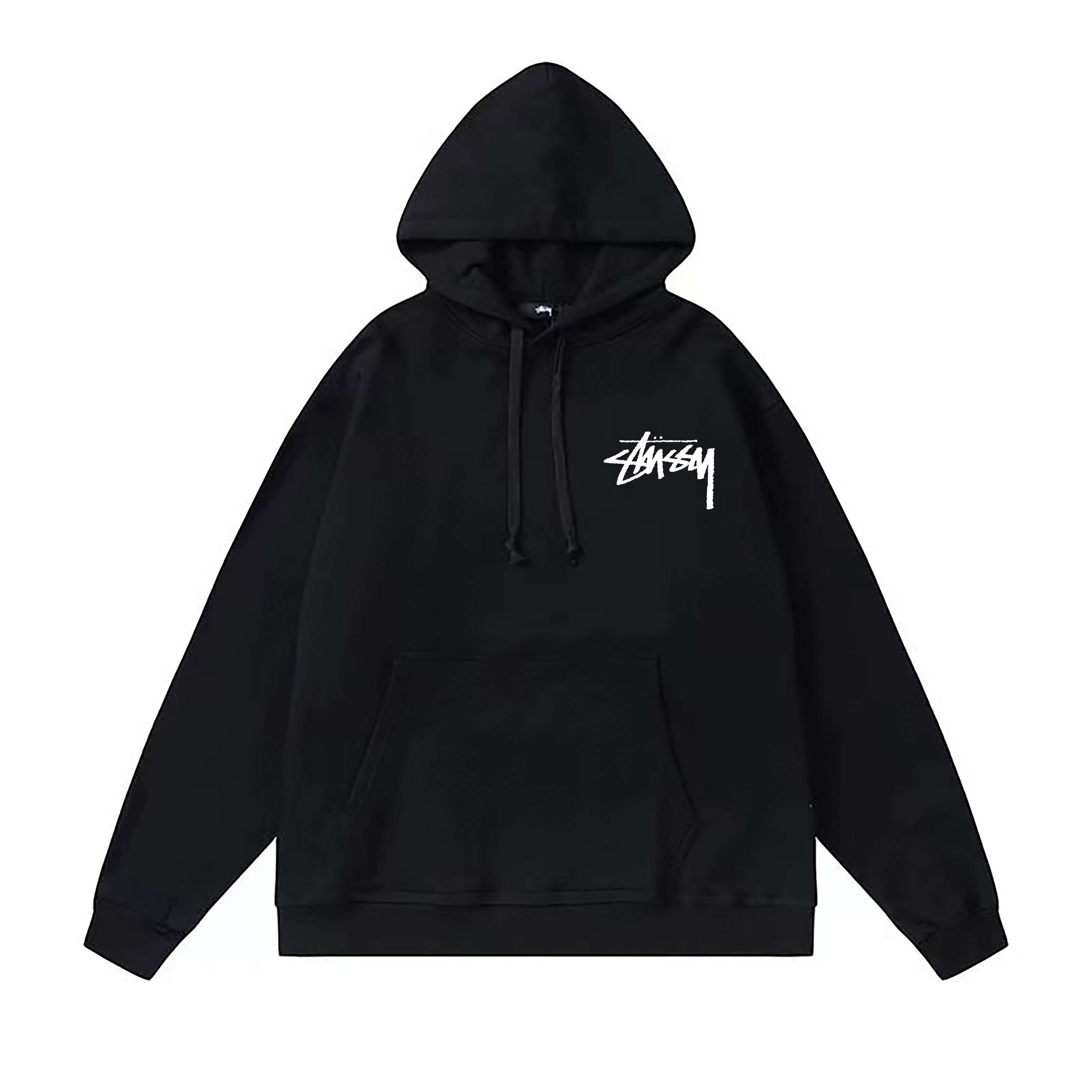 Stussy Grayscale Head Portrait Pullover Hoodie