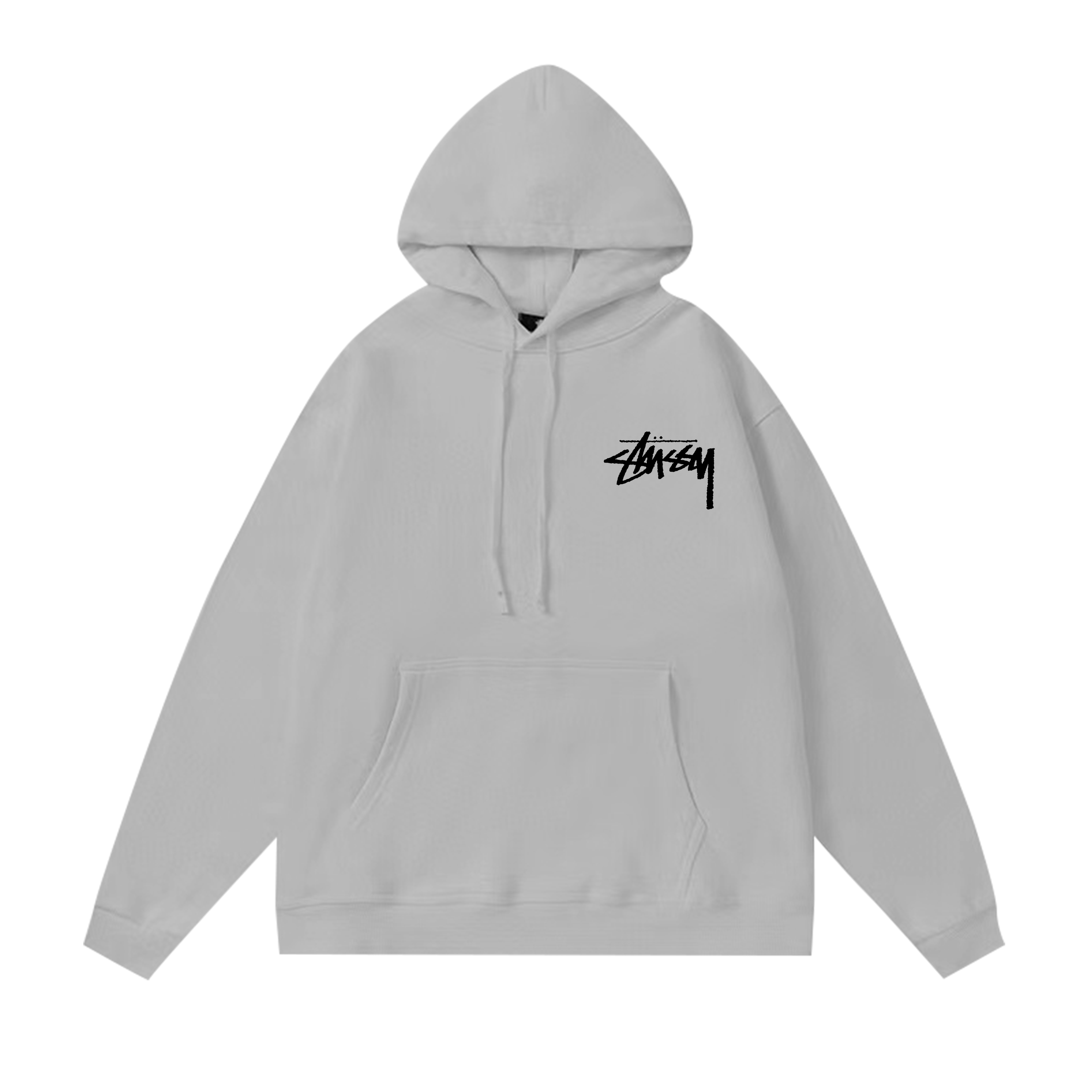 Stussy Grayscale Head Portrait Pullover Hoodie