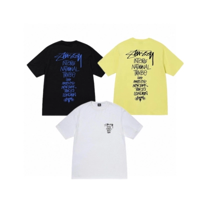 Stussy Handwritten City List T-Shirt 01