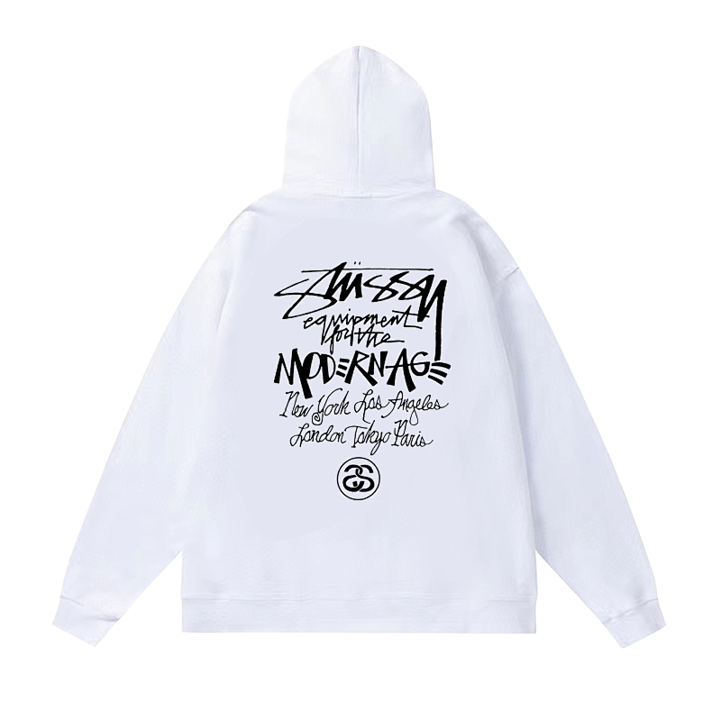 Stussy Handwritten Manifesto Graphic Pullover Hoodie