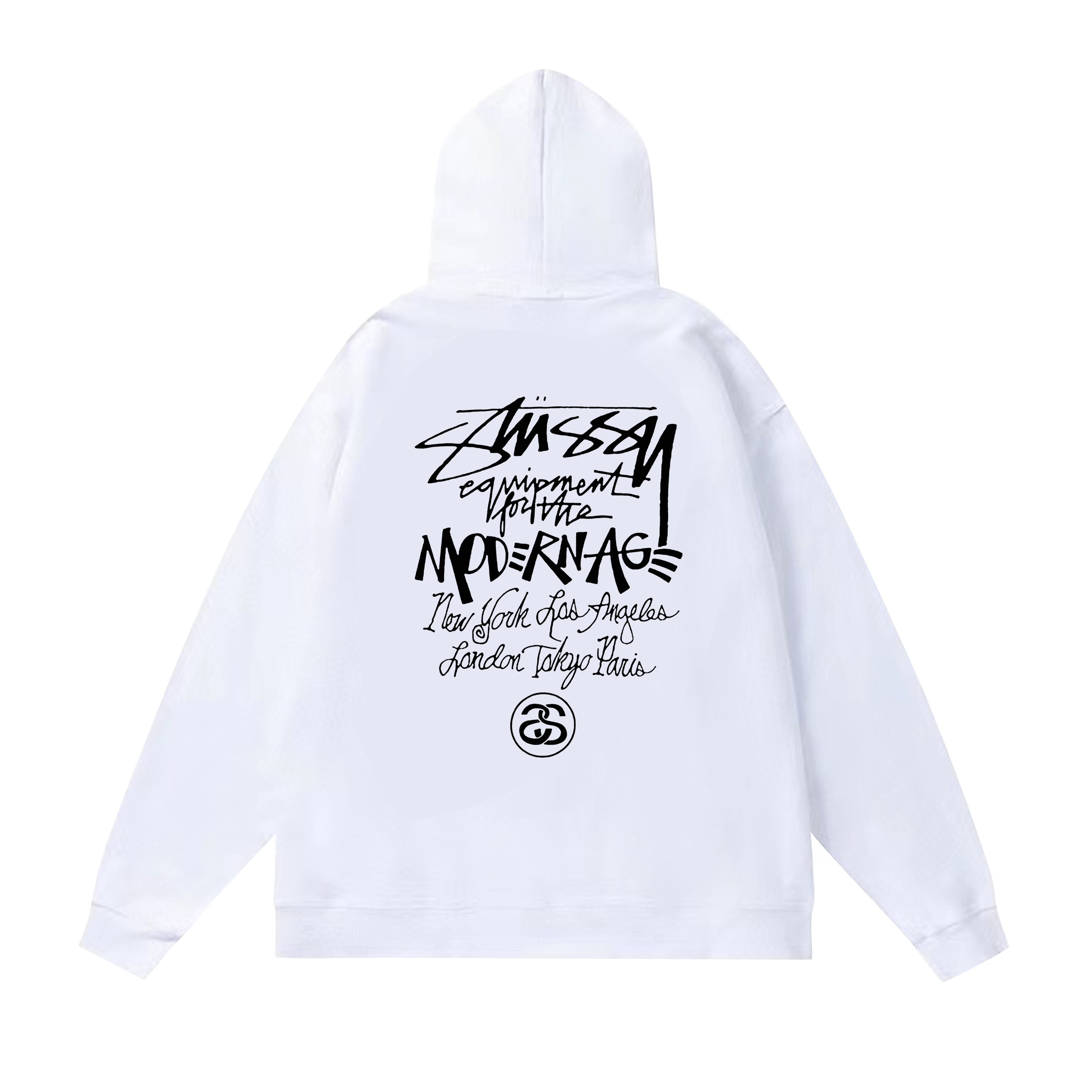 Stussy Handwritten Manifesto Graphic Pullover Hoodie