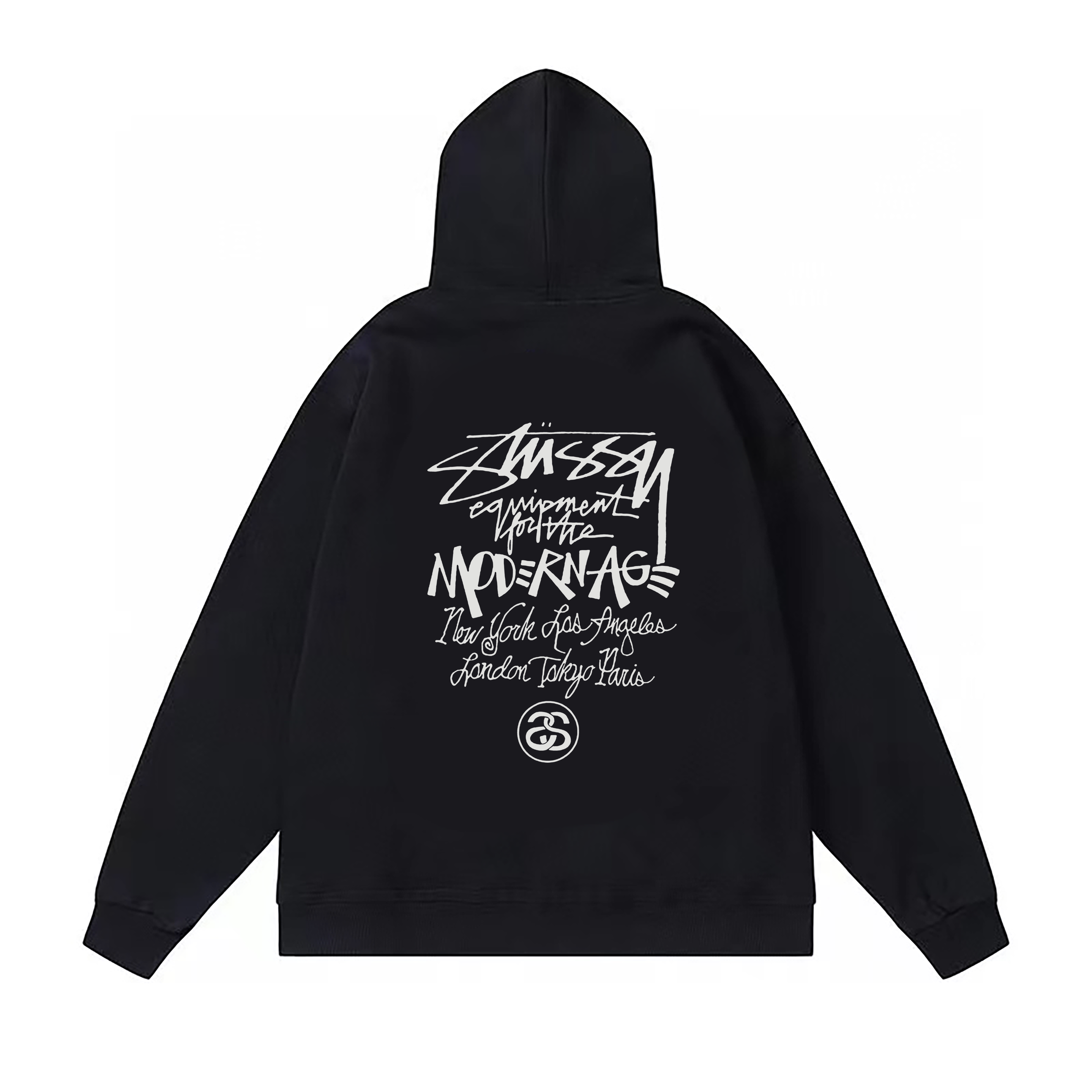 Stussy Handwritten Manifesto Graphic Pullover Hoodie