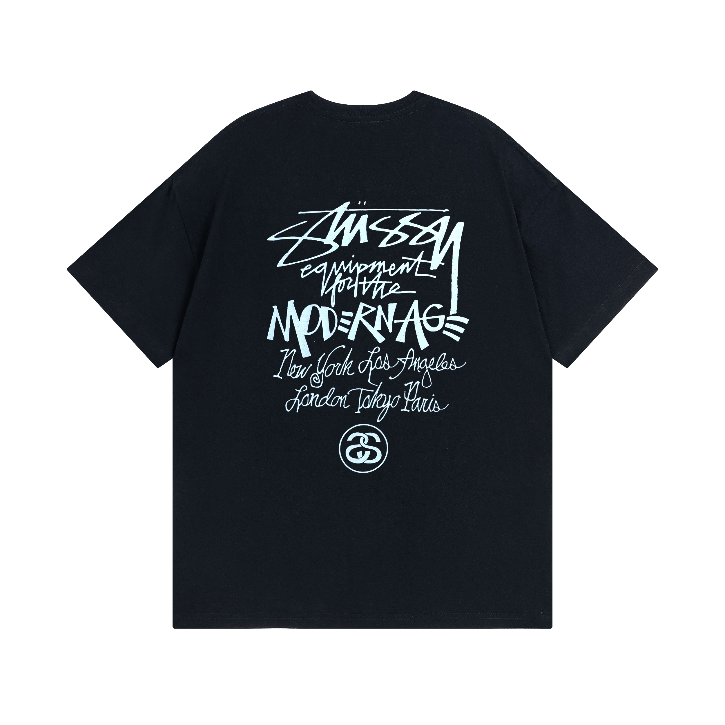 Stussy Handwritten Message Typography T-Shirt