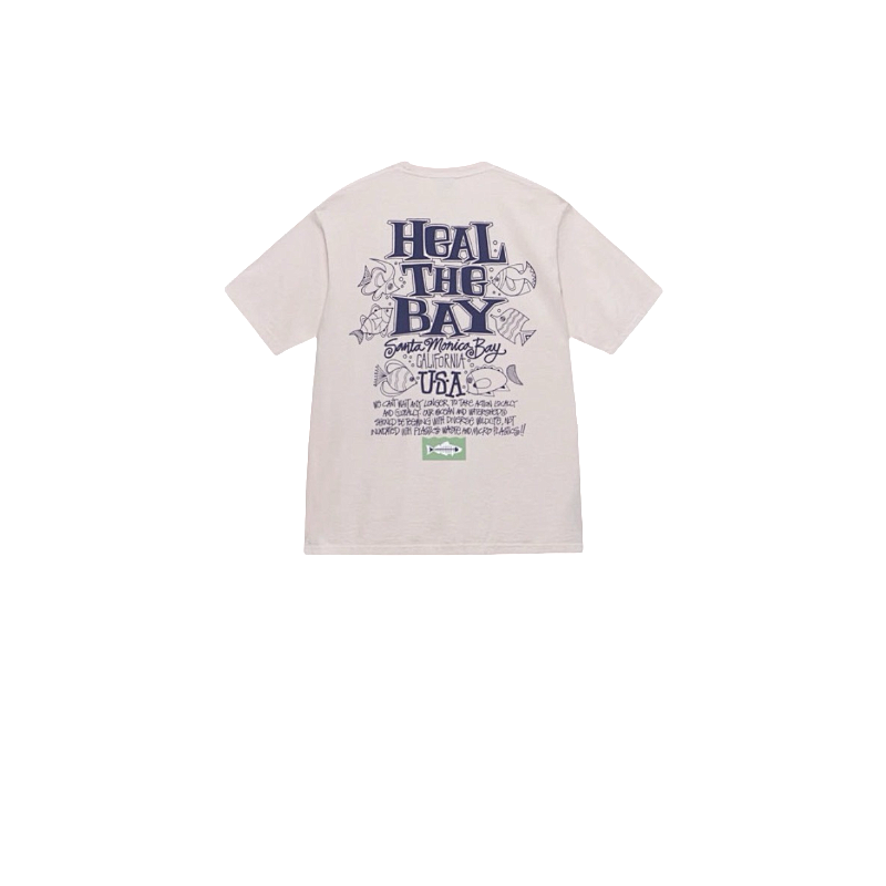 Stussy Heal the Bay Typography T-Shirt