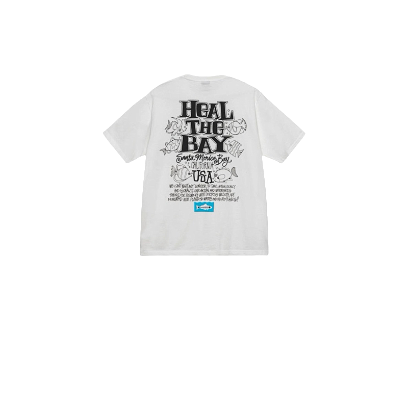 Stussy Heal the Bay Typography T-Shirt