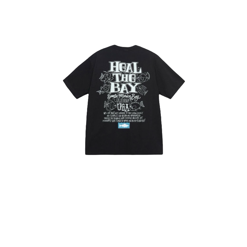 Stussy Heal the Bay Typography T-Shirt
