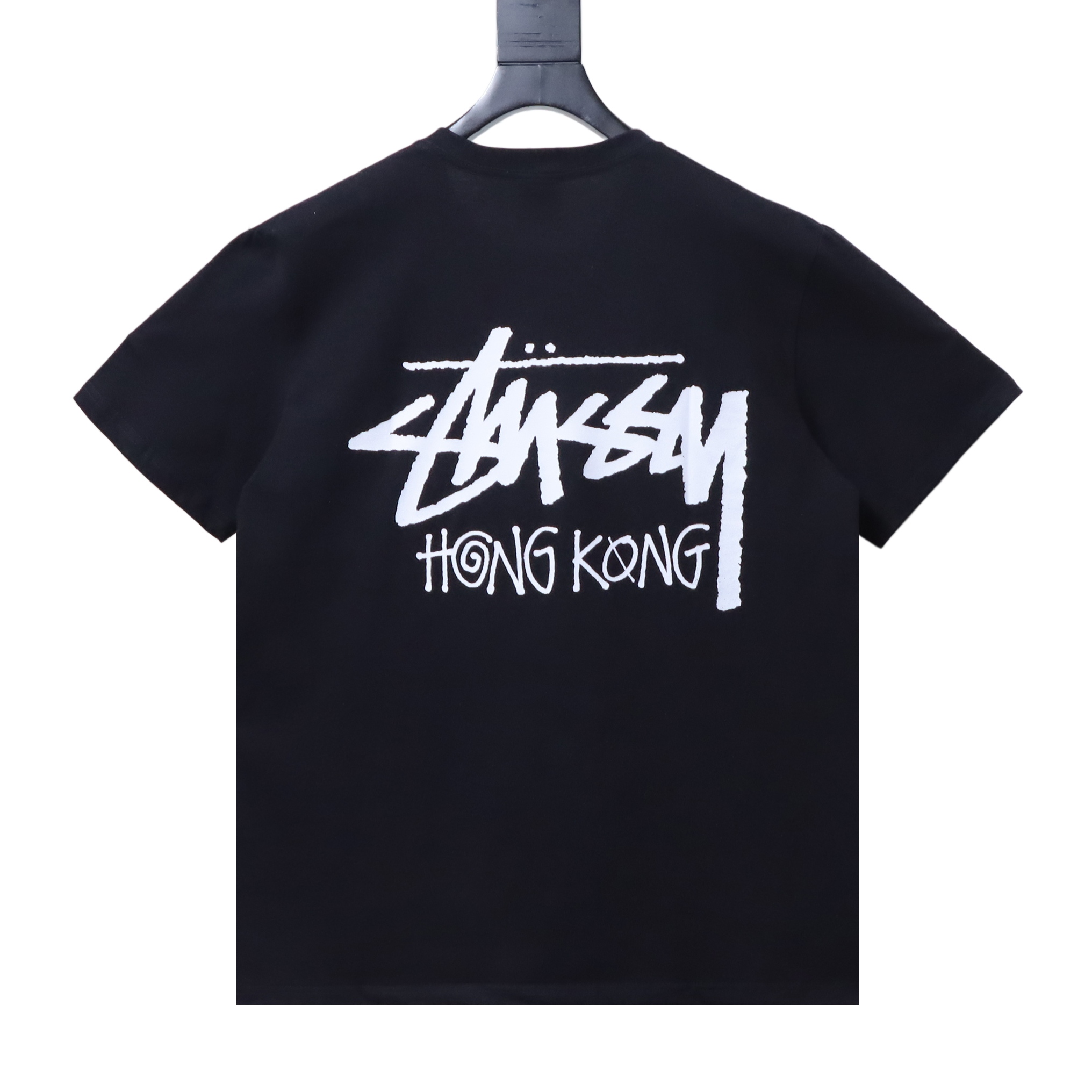 Stussy Hong Kong City Script T-Shirt Black