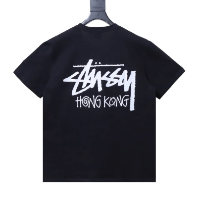 Stussy Hong Kong City Script T-Shirt Black 01