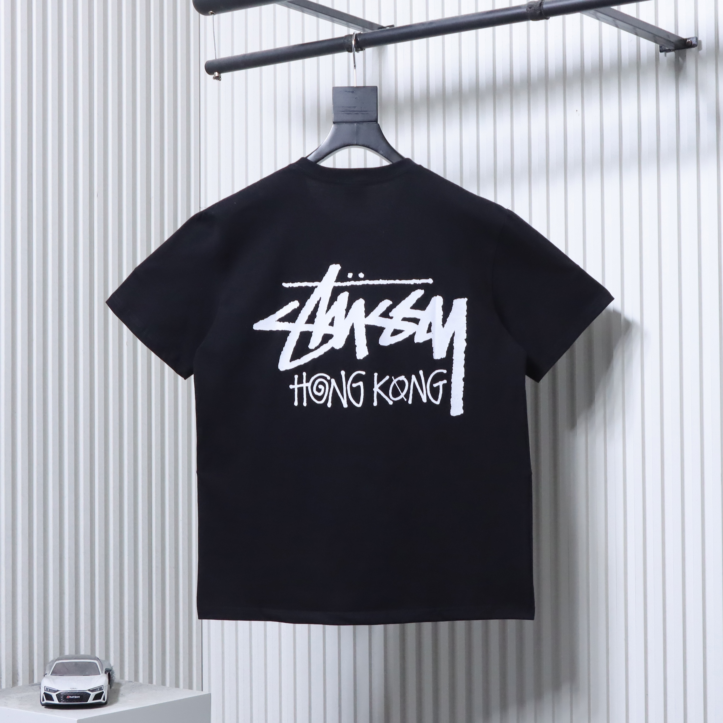 Stussy Hong Kong City Script T-Shirt Black