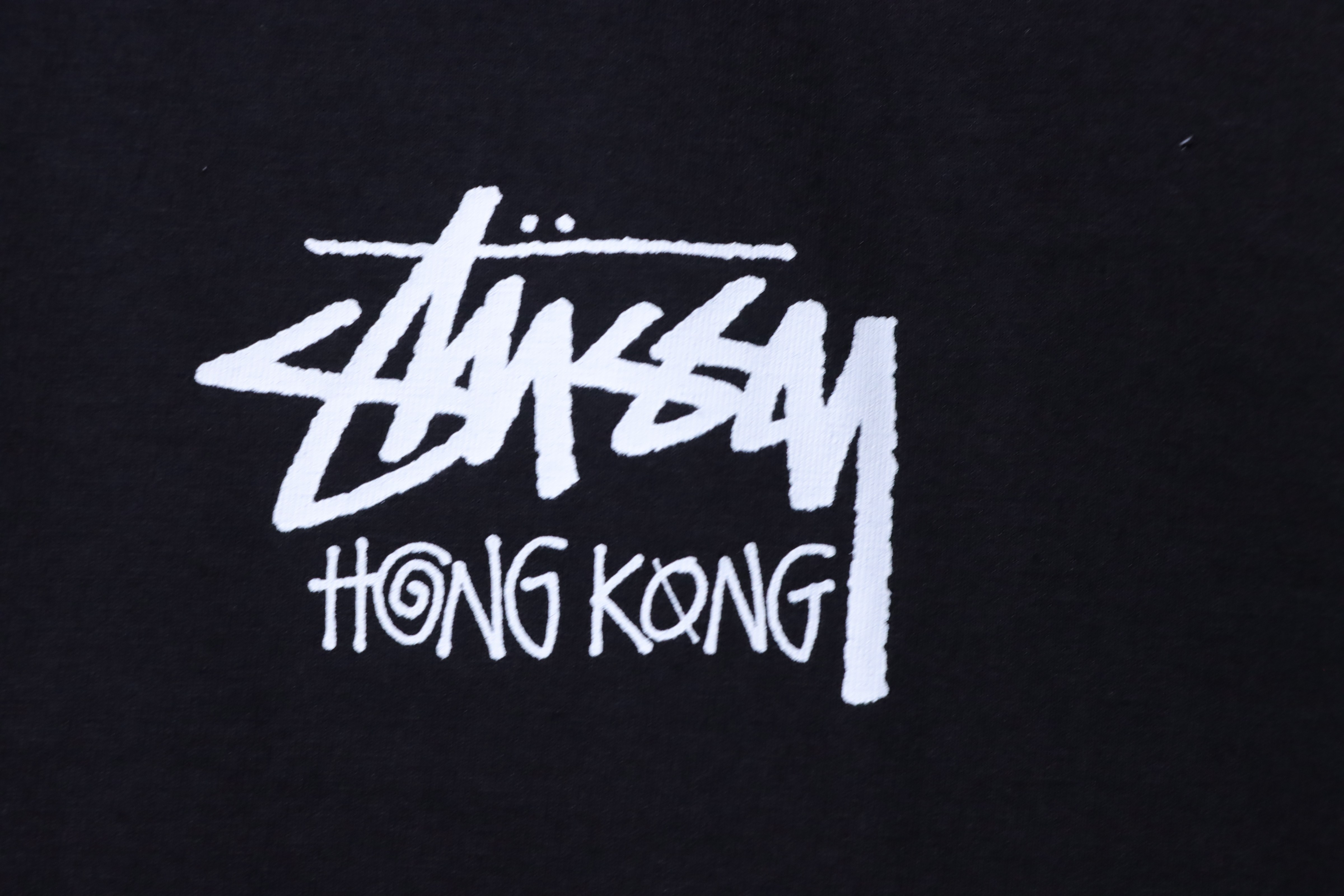 Stussy Hong Kong City Script T-Shirt Black
