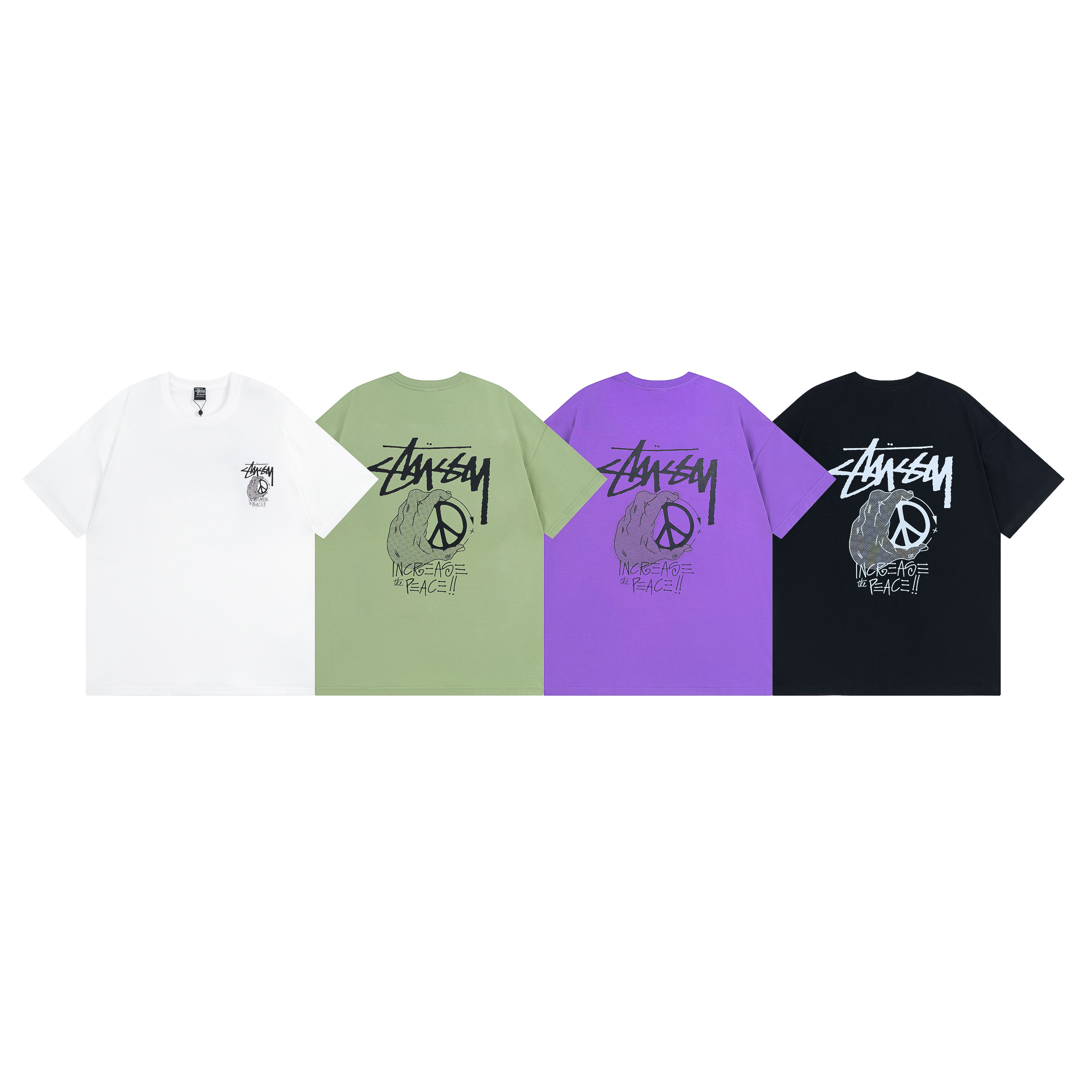 Stussy Illustrated Crest Handstyle T-Shirt