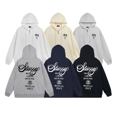 Stussy Kaleidoscope Flower Orb Full-Zip Hoodie 01