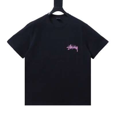 Stussy Marilyn Monroe Pink Logo T-Shirt 02