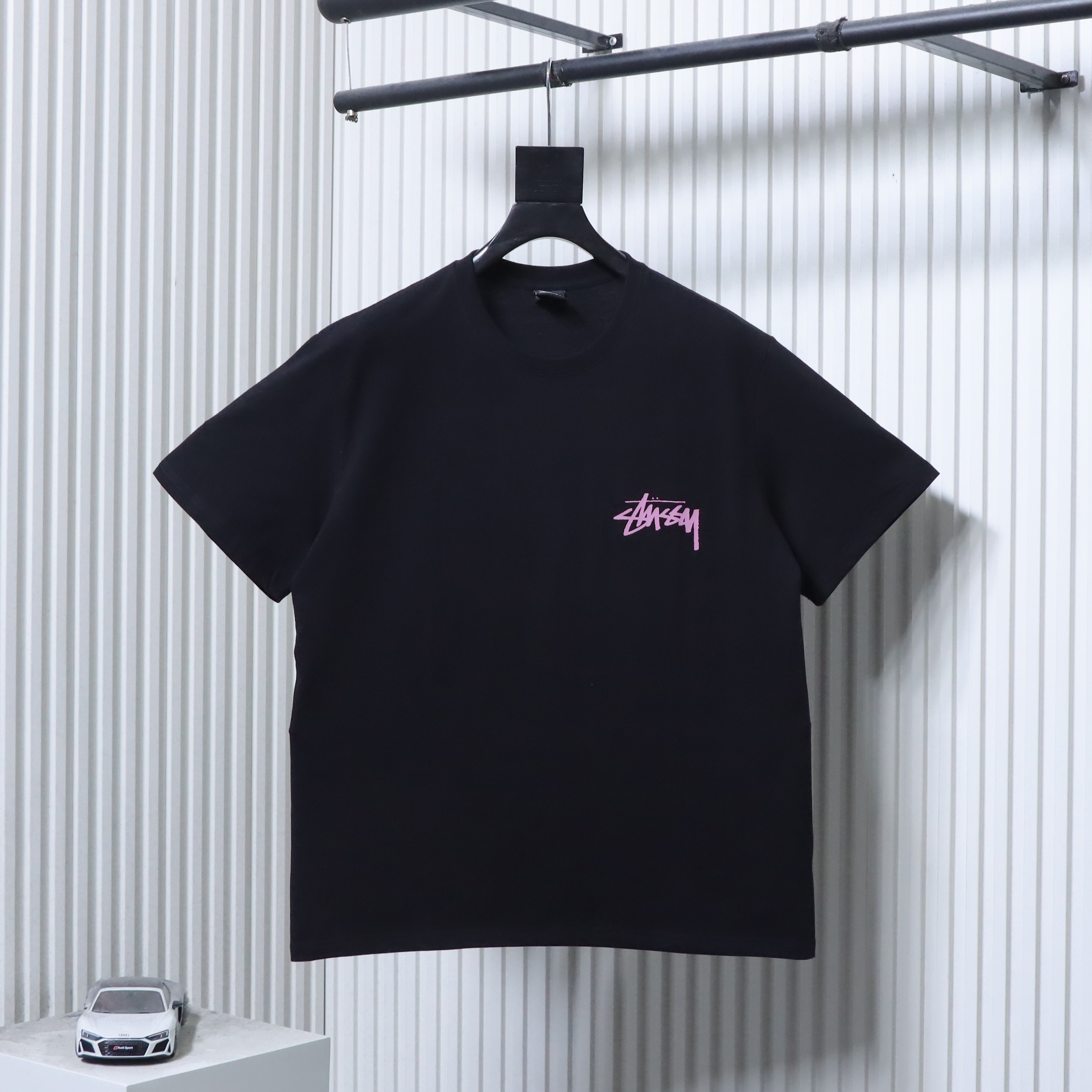 Stussy Marilyn Monroe Pink Logo T-Shirt