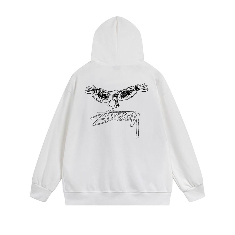 Stussy Metallic Winged Script Full-Zip Hoodie