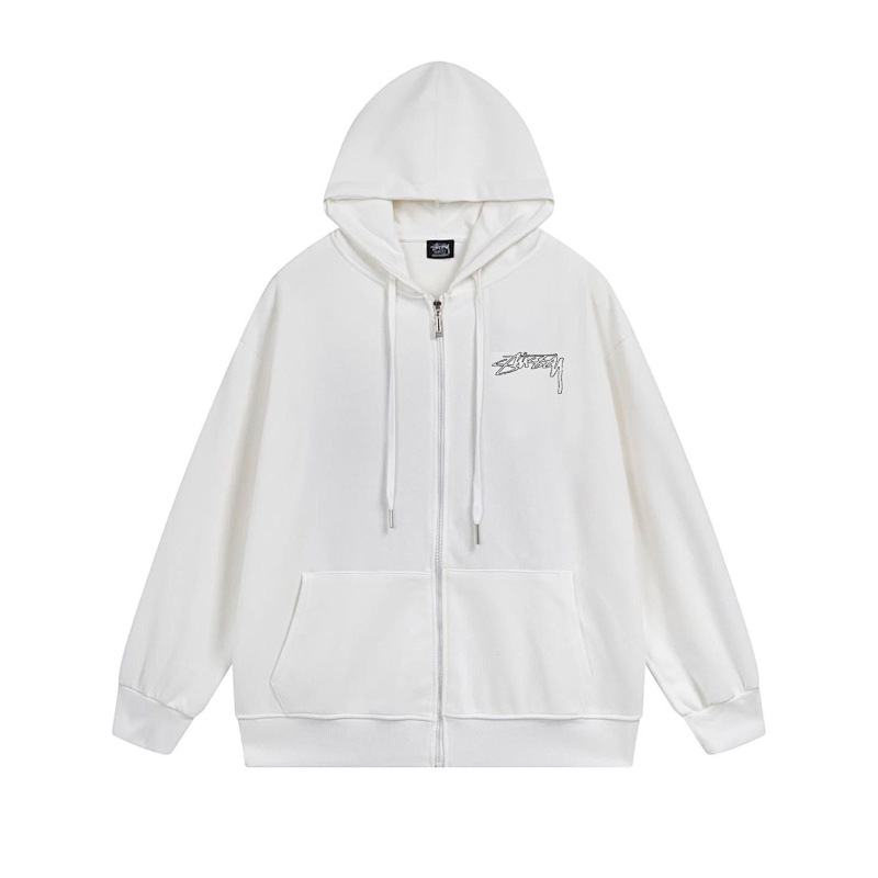Stussy Metallic Winged Script Full-Zip Hoodie