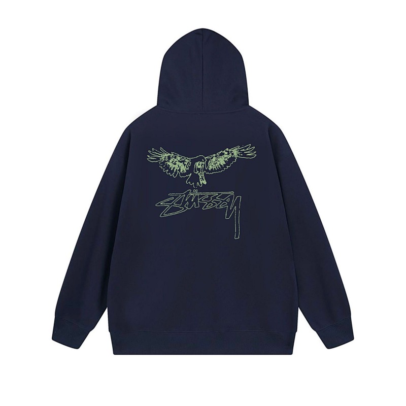 Stussy Metallic Winged Script Full-Zip Hoodie