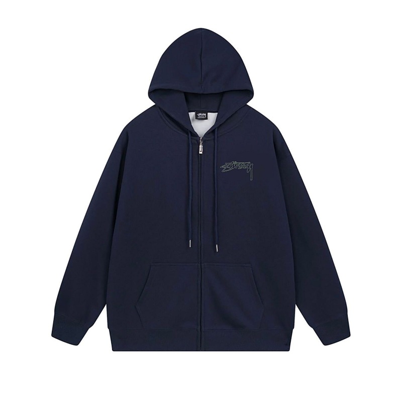 Stussy Metallic Winged Script Full-Zip Hoodie