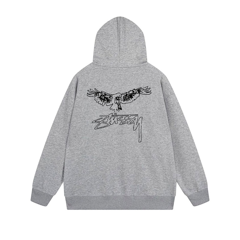 Stussy Metallic Winged Script Full-Zip Hoodie