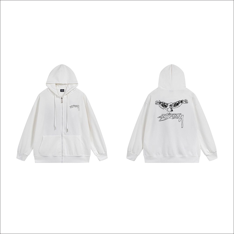 Stussy Metallic Winged Script Full-Zip Hoodie
