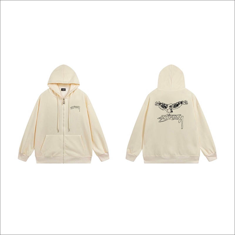 Stussy Metallic Winged Script Full-Zip Hoodie