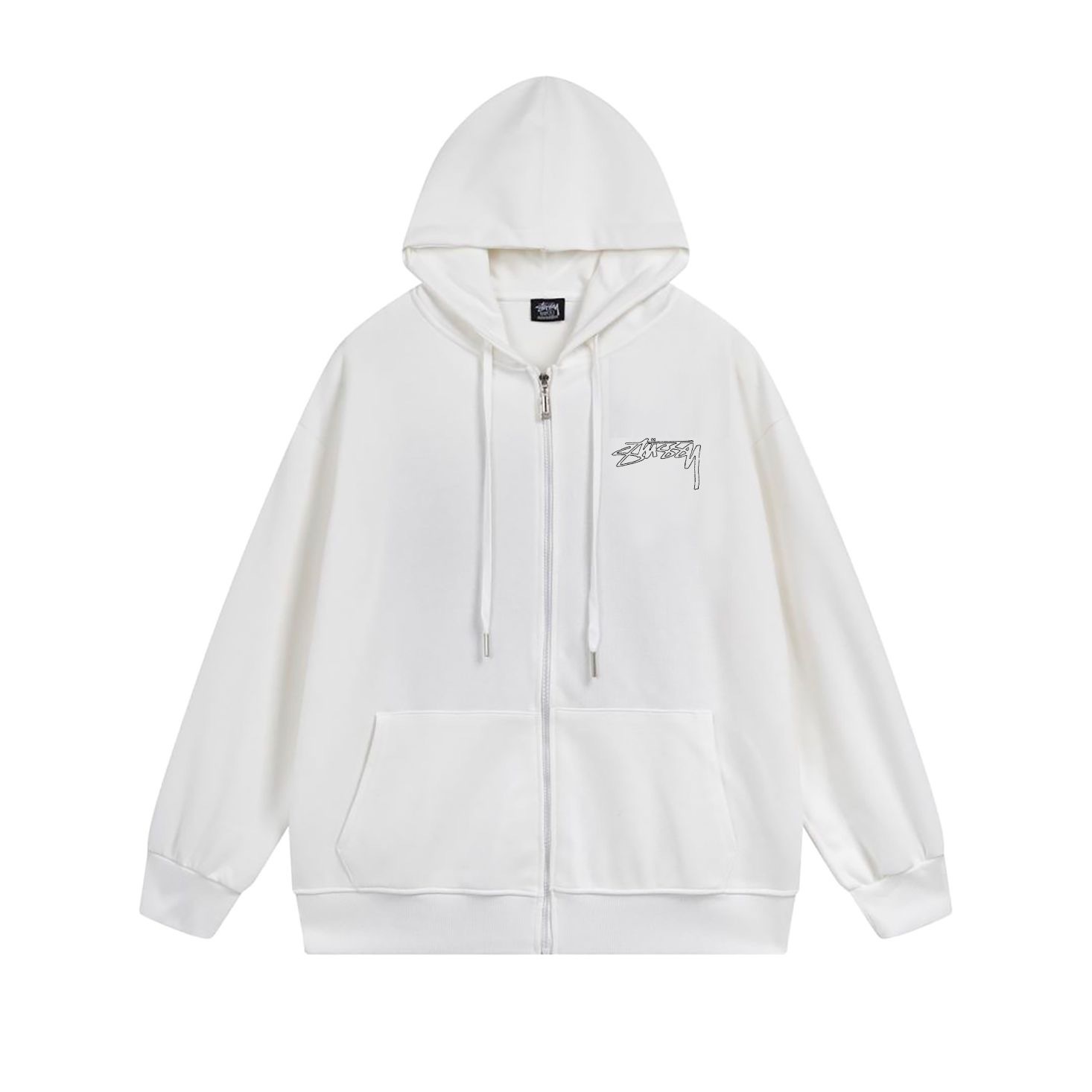 Stussy Metallic Winged Script Full-Zip Hoodie