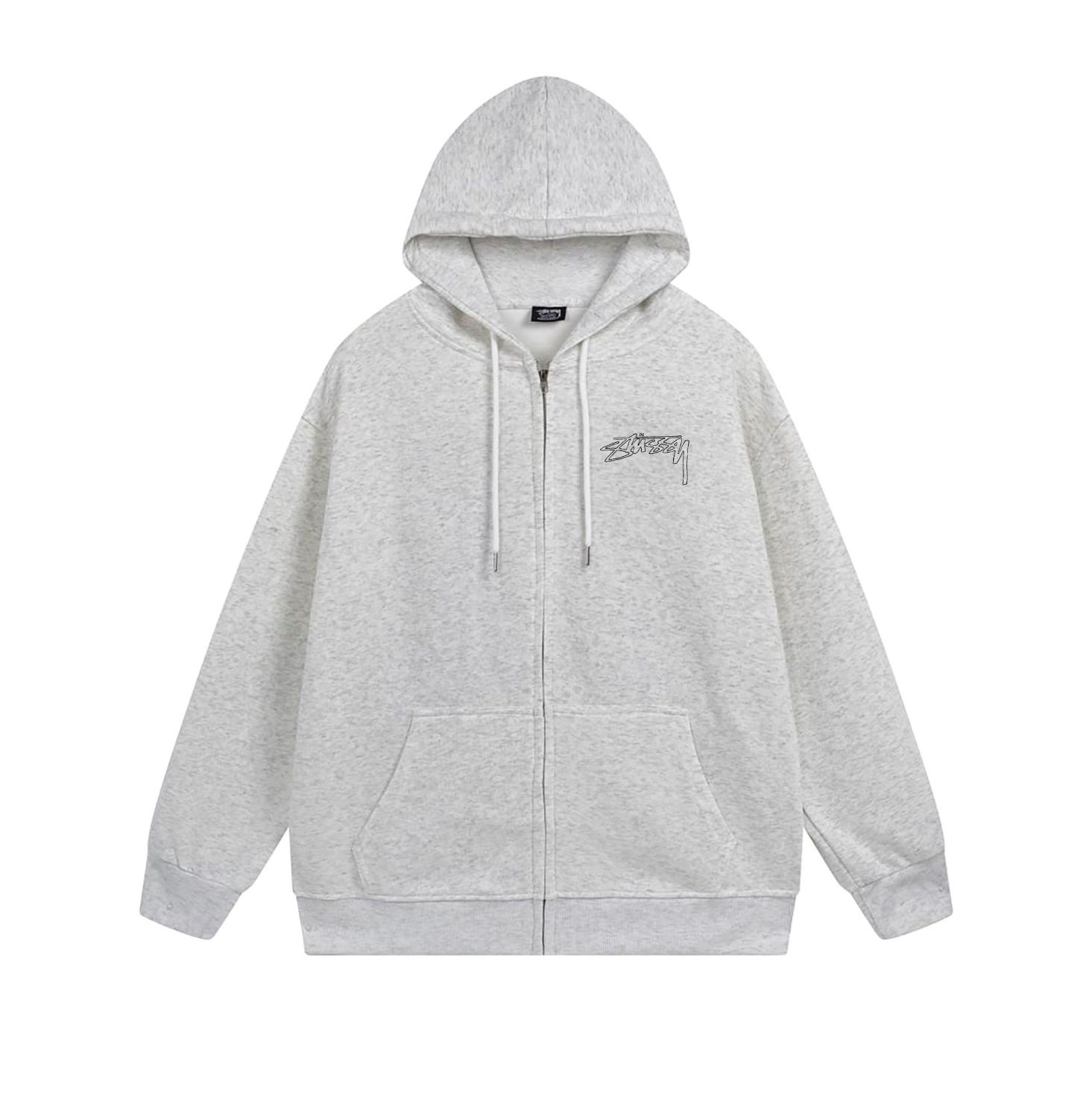 Stussy Metallic Winged Script Full-Zip Hoodie
