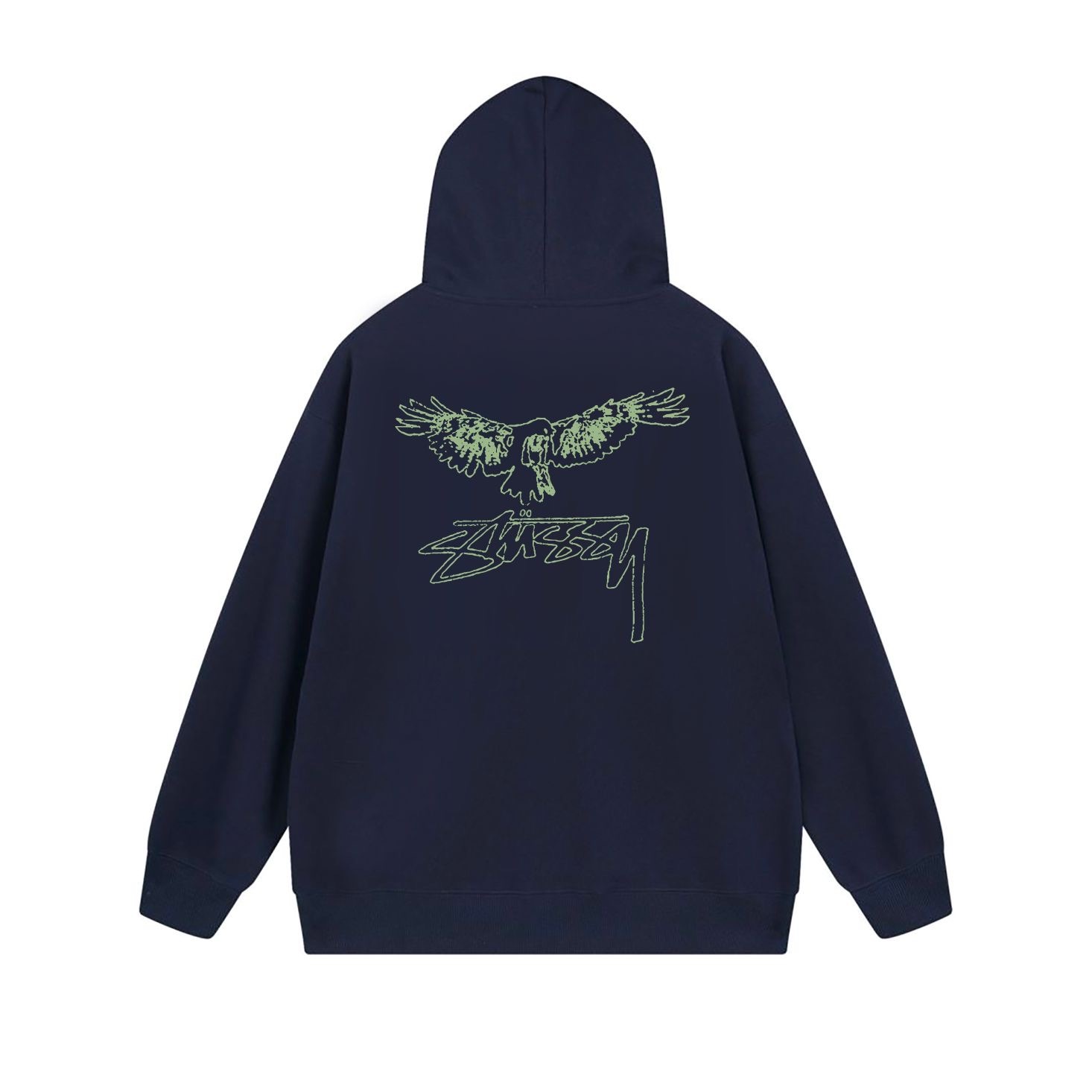 Stussy Metallic Winged Script Full-Zip Hoodie