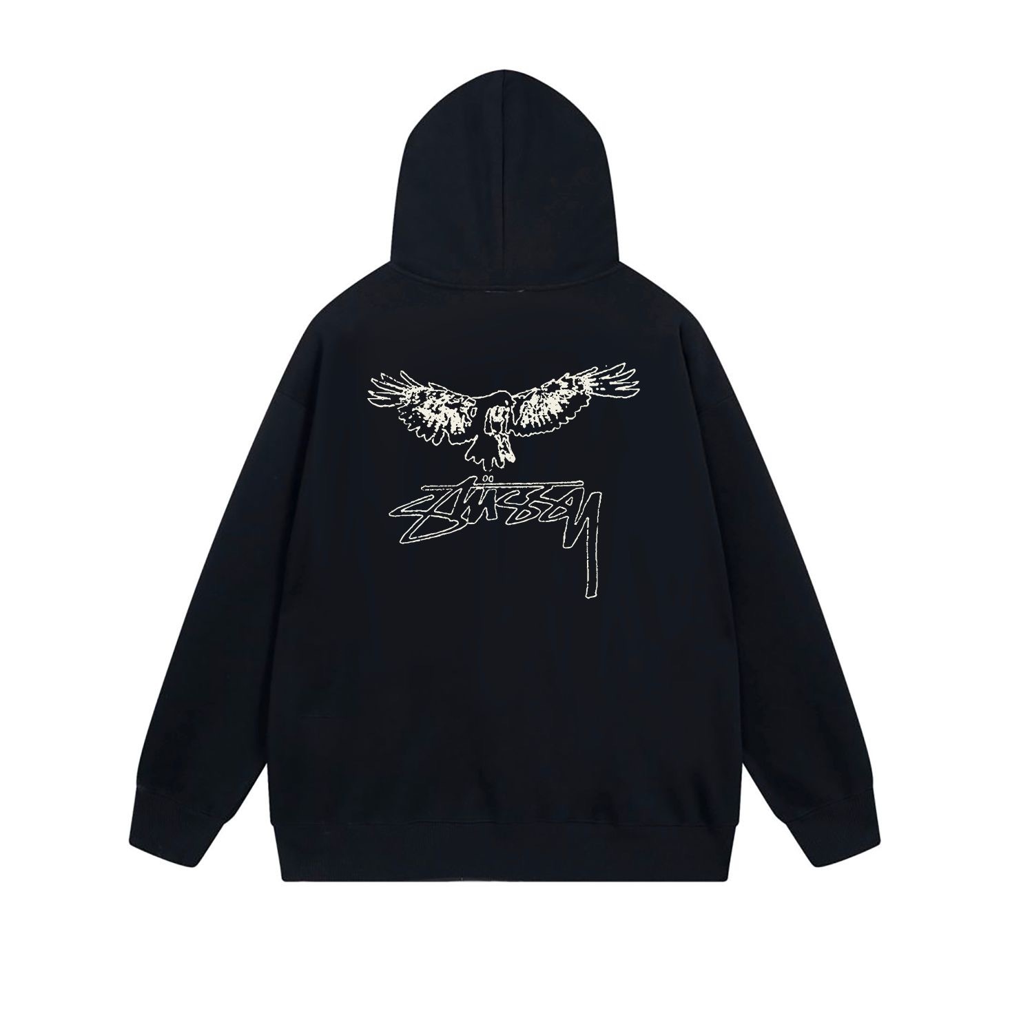 Stussy Metallic Winged Script Full-Zip Hoodie