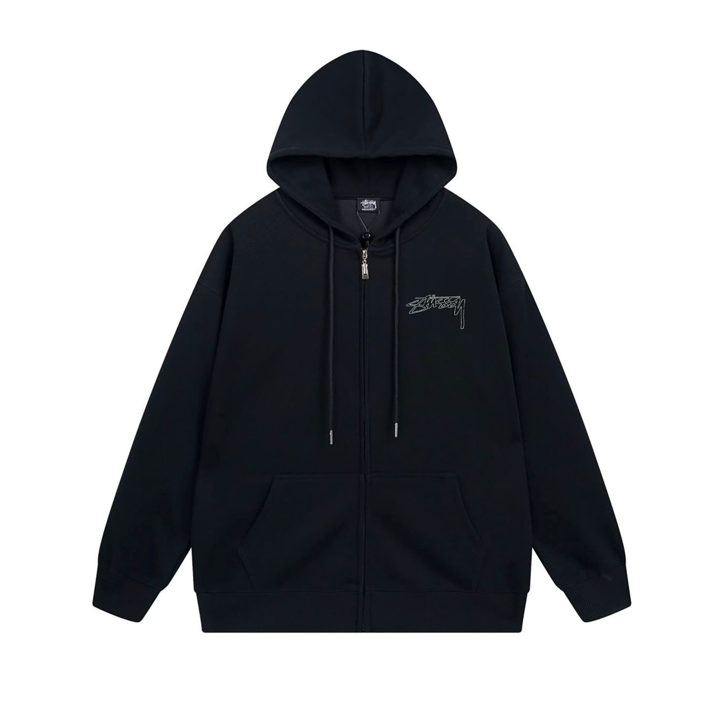 Stussy Metallic Winged Script Full-Zip Hoodie