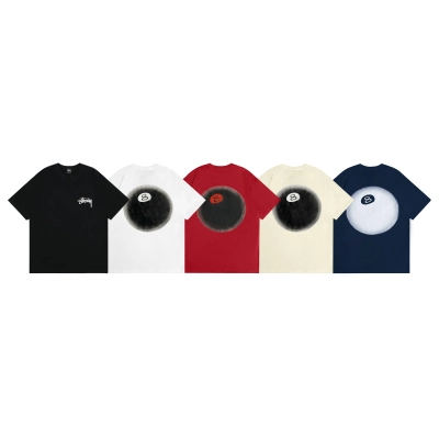 Stussy Minimal 8 Ball Circle T-Shirt 01