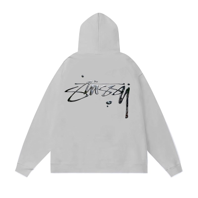 Stussy Minimal Brush Script Pullover Hoodie 02