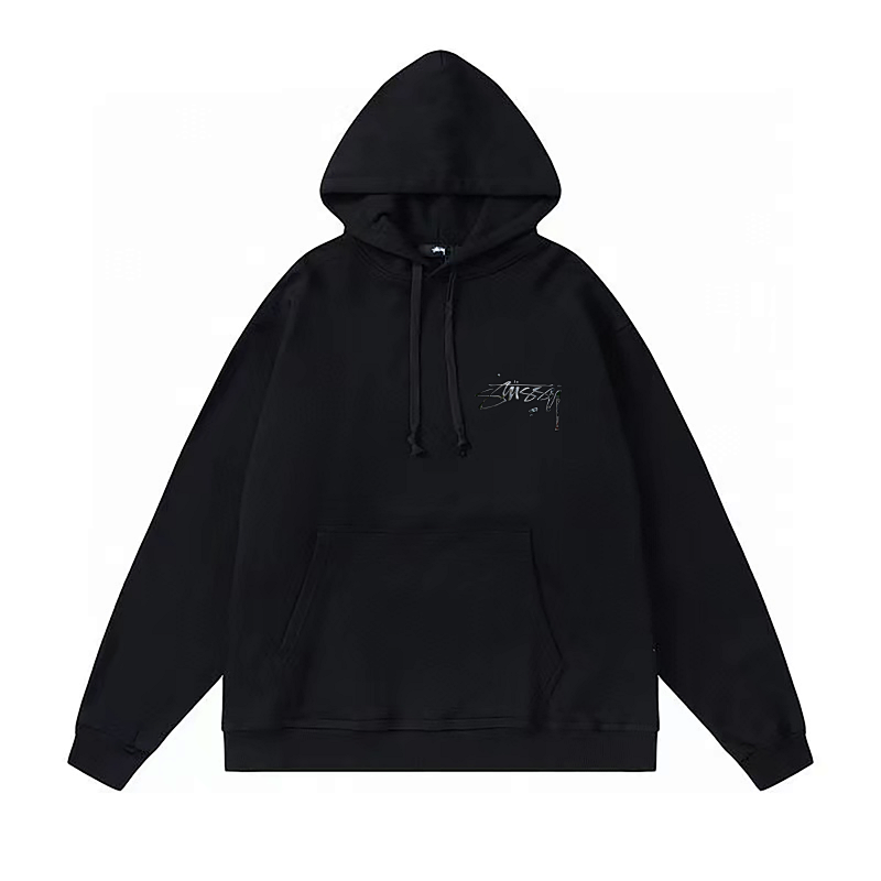 Stussy Minimal Brush Script Pullover Hoodie