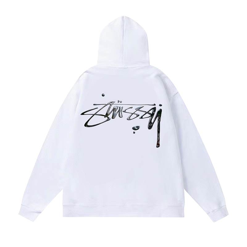 Stussy Minimal Brush Script Pullover Hoodie