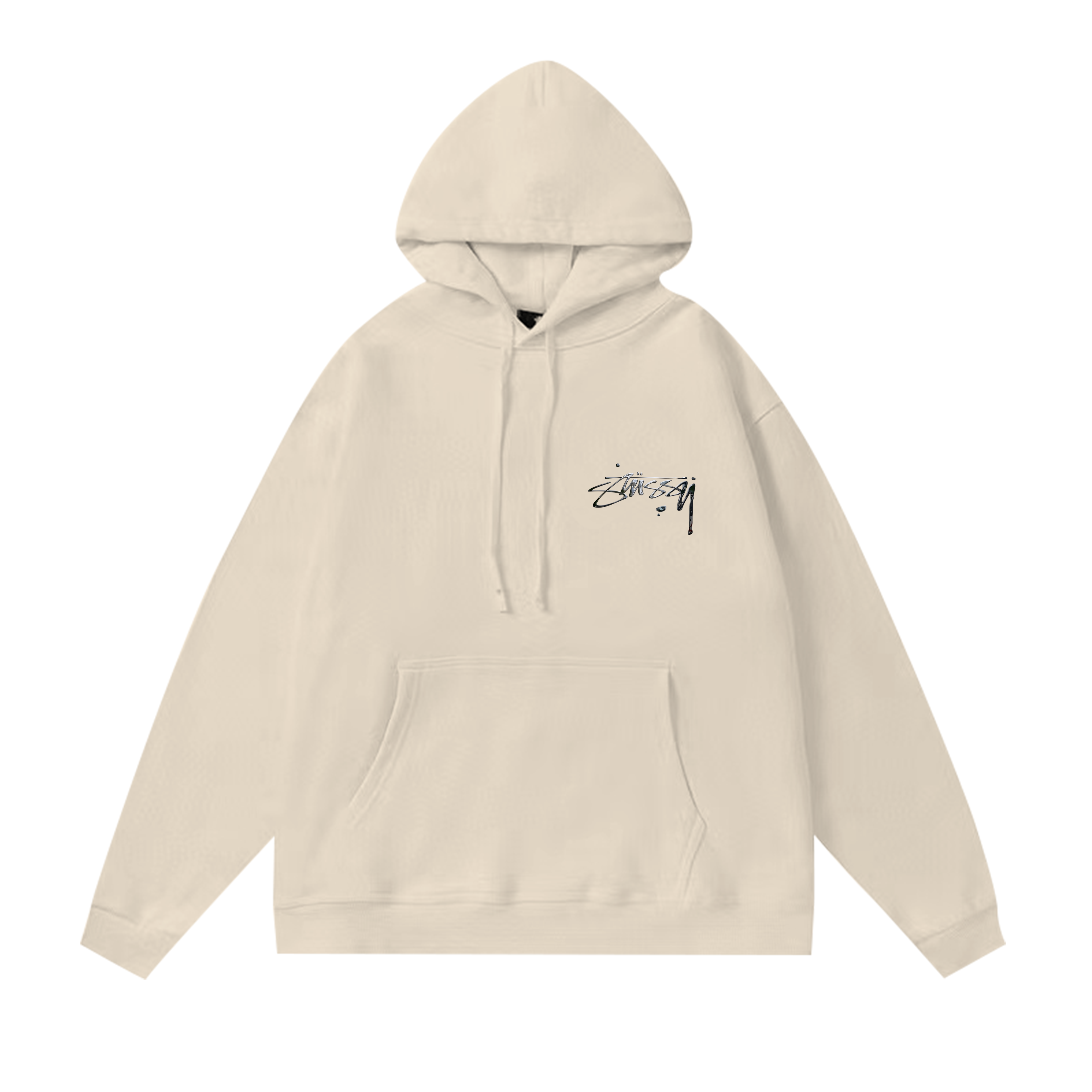 Stussy Minimal Brush Script Pullover Hoodie