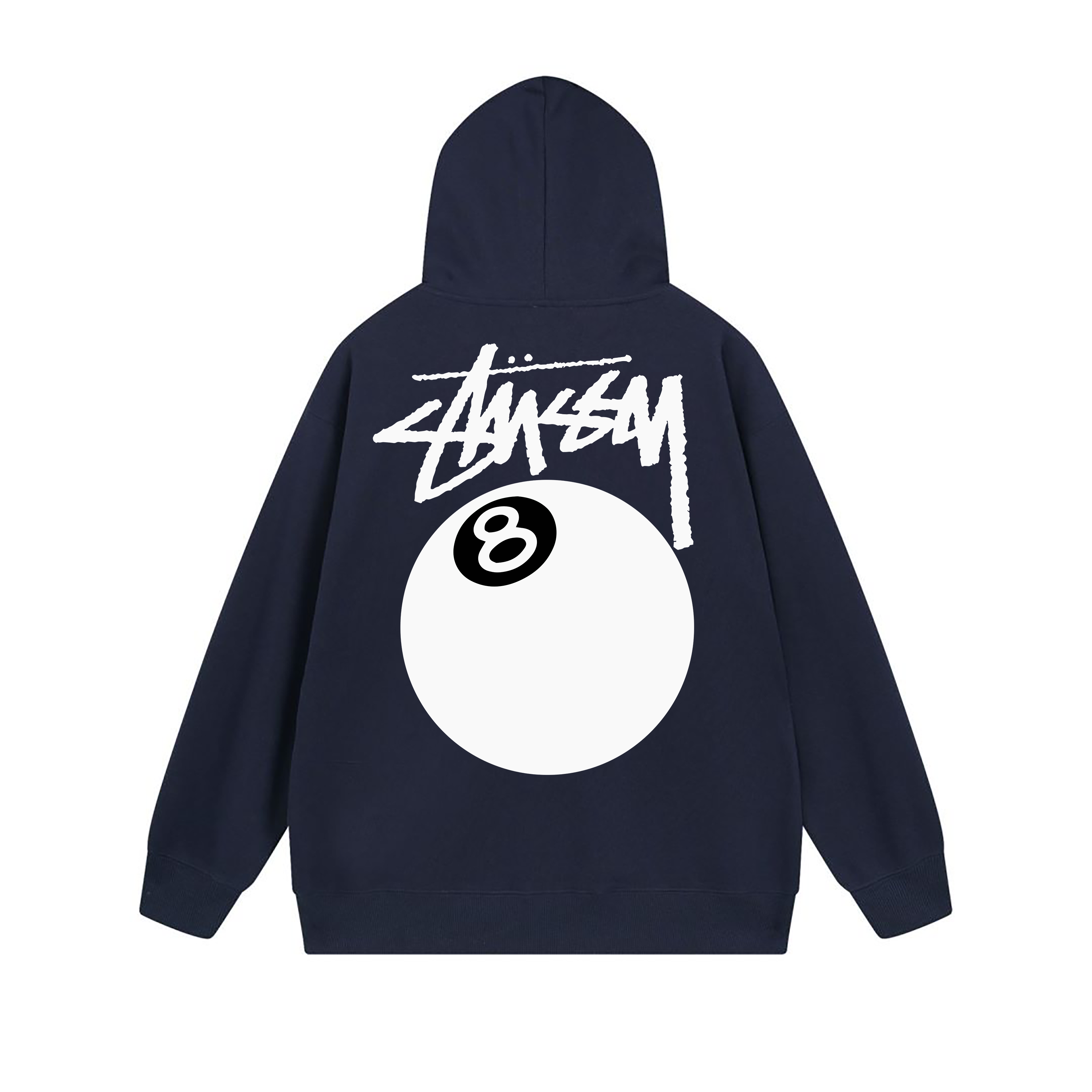 Stussy Monochrome Angel Crest Full-Zip Hoodie