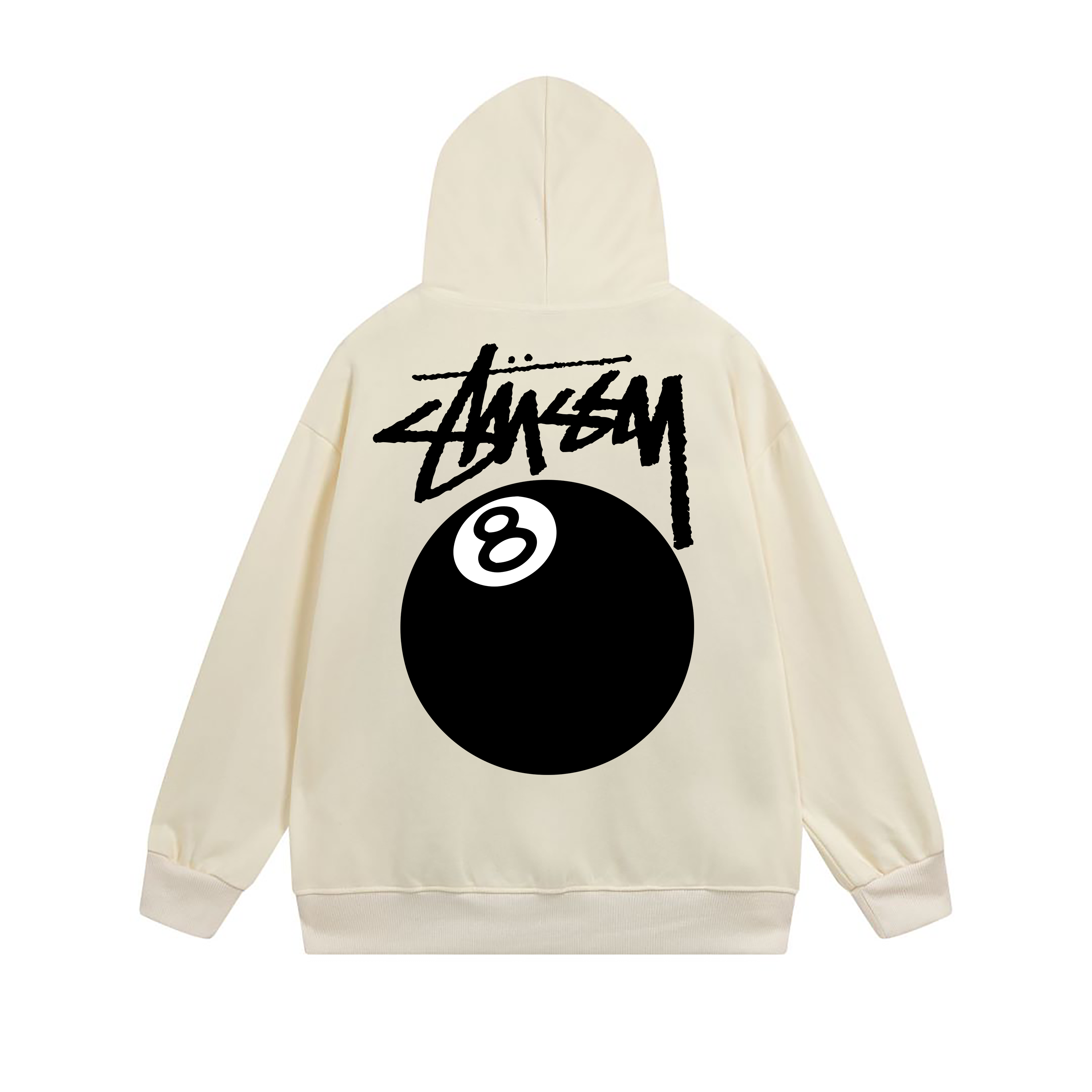 Stussy Monochrome Angel Crest Full-Zip Hoodie