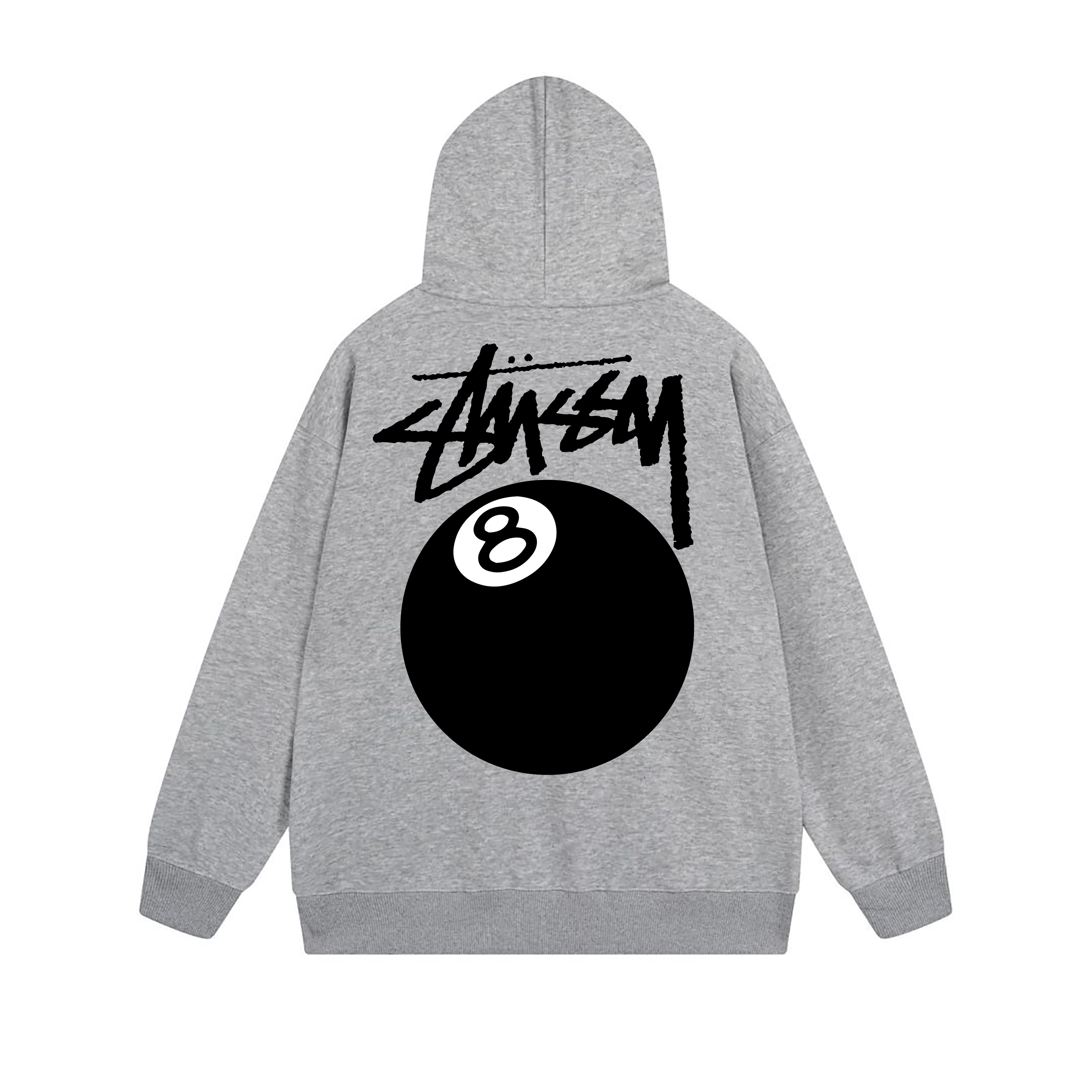 Stussy Monochrome Angel Crest Full-Zip Hoodie