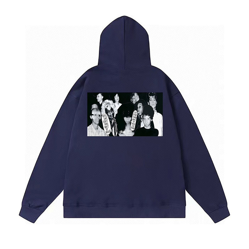 Stussy Monochrome Group Photo Pullover Hoodie