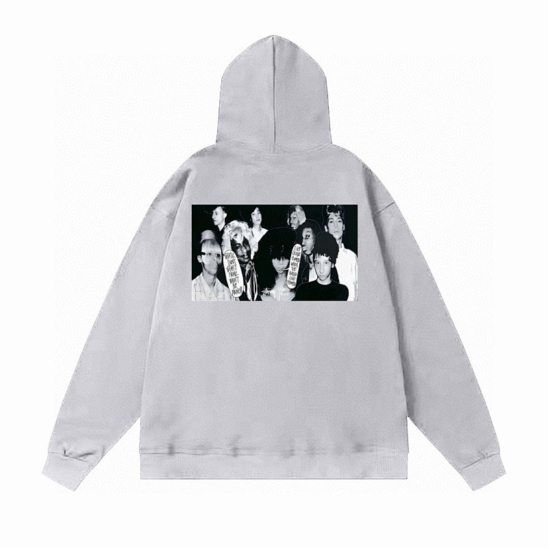 Stussy Monochrome Group Photo Pullover Hoodie